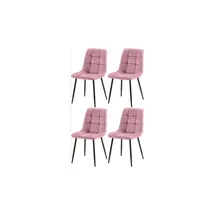 CLP 4er Set Esszimmerstühle Antibes rosa