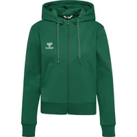 Hummel Hmlgo 2.0 Zip Hoodie Woman Sweatshirt, Evergreen L