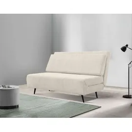 Home Affaire Schlafsofa Linnea, Daybed mit aufklappbarer Liegefläche, in Webstoff, Veloursstoff, Cord beige