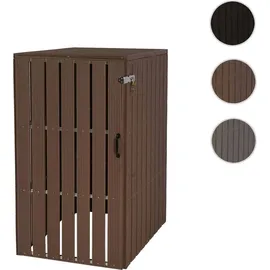MCW Mülltonnenverkleidung J28 115 x 77 x 97 cm braun