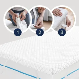 nivion Dailydream Matratzen Topper 90 x 200 cm weiß