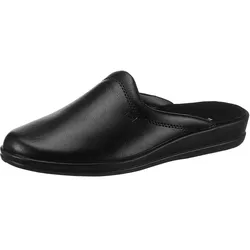 Pantoffel ROHDE, Herren, Gr. 43, schwarz, Glattleder, Schuhe