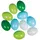 Rayher Plastikeier Blau/Grün Kunststoff 6 cm