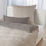 Traumschlaf Bettwäsche, Texture in dunkelgrau | Gr.: 80 x 80 cm