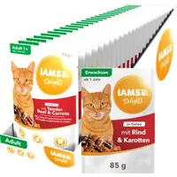 Iams Delights Rind & Karotten in Gelee 24 x
