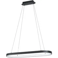 EGLO LED-Pendelleuchte Codriales Schwarz-Weiß