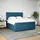 vidaXL Boxspringbett 180 x 200 cm Blau