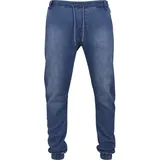 URBAN CLASSICS Knitted Denim Jogpants Regular Blau XXL