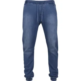 URBAN CLASSICS Knitted Denim Jogpants Regular Blau XXL