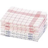 Rosenstein & Söhne 12er-Set Halb-Leinen-Geschirrtücher, 70x50 cm, OEKO-TEX® Standard 100