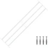 vidaXL Sicherheitsgitter für Fenster mit 3 Querstangen 3 pcs 93-174 cm
