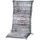 MADISON N.Y Madison 6x C067 Hochlehner Gartenstuhl Auflagen 8cm grau gestreift