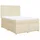 vidaXL Boxspringbett 140 x 200 cm Creme