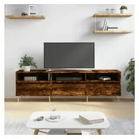 Furnicato TV-Schrank Räuchereiche 150x30x44,5 cm Holzwerkstoff