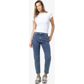 Noisy May Damen Ankle Jeans Lockere Slim Fit Denim Hose High Waist NMMONI, Farben:Blau, Größe:26W / 32L, Beinlänge:L32 - 26W / 32L
