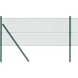 vidaXL Zaunpfosten 12 x 12 mm 100 x 40 cm Grün/Stahl