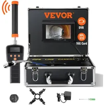 Vevor Kanalkamera 40 m 17,8 cm mit DVR-Funktion und 512-Hz-Ortung