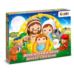 CRAZE - Adventskalender Weihnachtskrippe