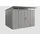 Hörmann Elegant-P Typ 3 3,12 x 2,38 m graualuminium Doppeltür