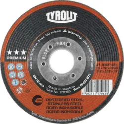 TYROLIT Schruppscheibe Premium *** Inox - 125x7 mm