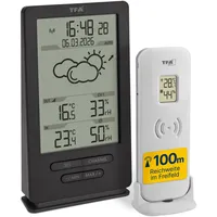TFA Moderne Funk Wetterstation grau 35.1162.10