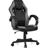 SENSE7 Prism Gaming Stuhl, Ergonomischer Stuhl, Drehstuhl, Bürostuhl, Schreibtischstuhl, Computerstuhl, Schwarz und Grau, 120 kg