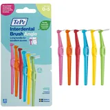TePe Angle Interdentalbürste,Mixed pack, 0,4-0,8 mm/ISO 0-5, 6 Stk., Zahnwischenraumreinigung, Plaque-Entferner für kleine bis große Zahnlücken