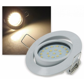 ChiliTec LED-Einbauleuchte "Flat-26" warmweiß - weiß