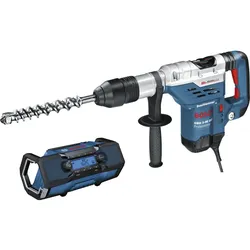 Bohrhammer GBH 5-40 DCE 1100 Watt SDS Max + Akku-Radio GPB 18V-2C 18 Volt