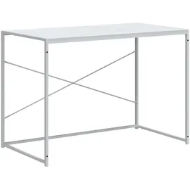 vidaXL Computertisch Weiß 110x60x70 cm Holzwerkstoff