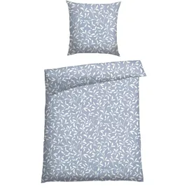 SCHIESSER Bettwäscheset Liliebeth - Renforcé - 2-teilig - 135 x 200 cm - Hellblau