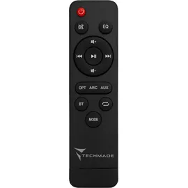 Techmade Kabellose TV-Soundbar mit LED – 2-in-1 Integrierter Subwoofer Schwarz Unisize Techmade - Schwarz