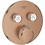 Grohe Grohtherm SmartControl Duschthermostat rund für 2 Verbraucher roségold 29119DL0