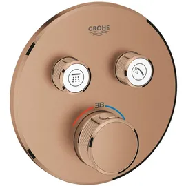 Grohe Grohtherm SmartControl Duschthermostat rund für 2 Verbraucher roségold 29119DL0