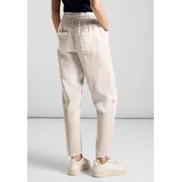 STREET ONE Gr. 31 Länge 28, smooth sand beige wash, Damen Jeans High Waist