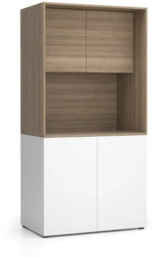 Büroküche NIKA ohne Ausstattung 1000 x 600 x 2000 mm, Eiche natur