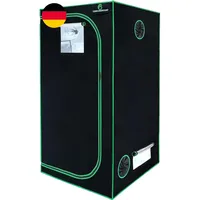 GA Growzelt 60X60X120 Cm (2X2) Anzuchtzelt Zelt Reflektierendes Mylar-Hydrokultu