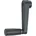 24330 0422 Handkurbeln/Zink-Druckguss l 64 mm/s 10 Schwarz/Strukturmatt