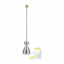 Take 2 Dahoam Edition Breze Eierköpfer 240 mm Edelstahl Silber/Weiß/Mehrfarbig