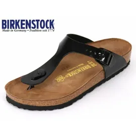 Birkenstock Gizeh Birko-Flor Lack schwarz lack 37
