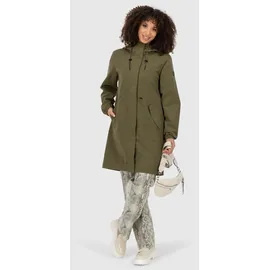 Alife & Kickin Parka FrizziAKA mit Kapuze und Klappentaschen grün XS