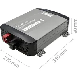 Qoltec intelligente professionelle Monolith-Ladegerät für LiFePO4-, AGM-, GEL- SLA-Batterien 50 A, 12 V)