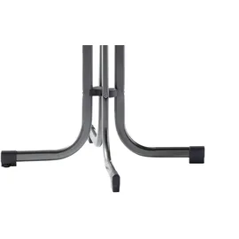 Sieger Boulevard-Klapptisch mit mecalit-Pro-Platte 70 x 70 x 72 cm eisengrau/schieferdekor anthrazit