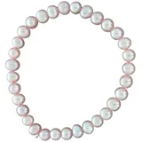 VIVANCE Armband Süßwasserzuchtperlen pink 6mm glänzend 18cm