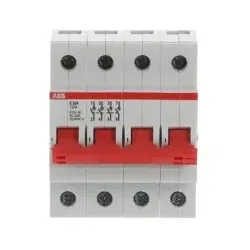 ABB E204/125R Trennschalter 4P, 125A, Schaltgriff rot 2CDE284001R0125 E204125R