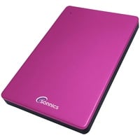 Sonnics 500GB rosa Externe tragbare Festplatte Typ C USB 3.1 kompatibel mit Windows-PC, Mac, Smart TV, Xbox One/Series X und PS4/PS5