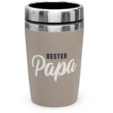La Vida LaVida Zeit für Dich Edelstahl Thermobecher to go 250 ml Bestr Papa