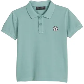Marc O'Polo Poloshirt MARC O'POLO "aus Bio-Baumwoll-Piqué", Jungen, Gr. 92/98, grün, Obermaterial: 100% Baumwolle, unifarben, regular fit, normaler Saum, Shirts