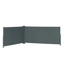Oskar OK-Living Seitenmarkise Sichtschutz 160x600cm Sonnenschutz Seitenrollo Eck Markise,
