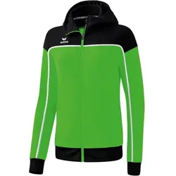 ERIMA Damen Kapuzensweat CHANGE training jacket, green/black/white, 40